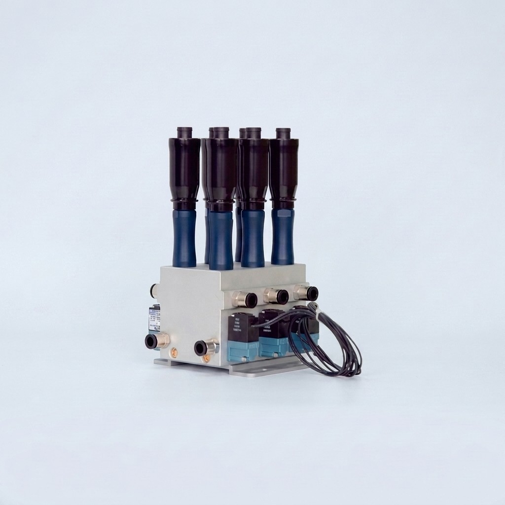 Large-Flow Integrated Vacuum Generator