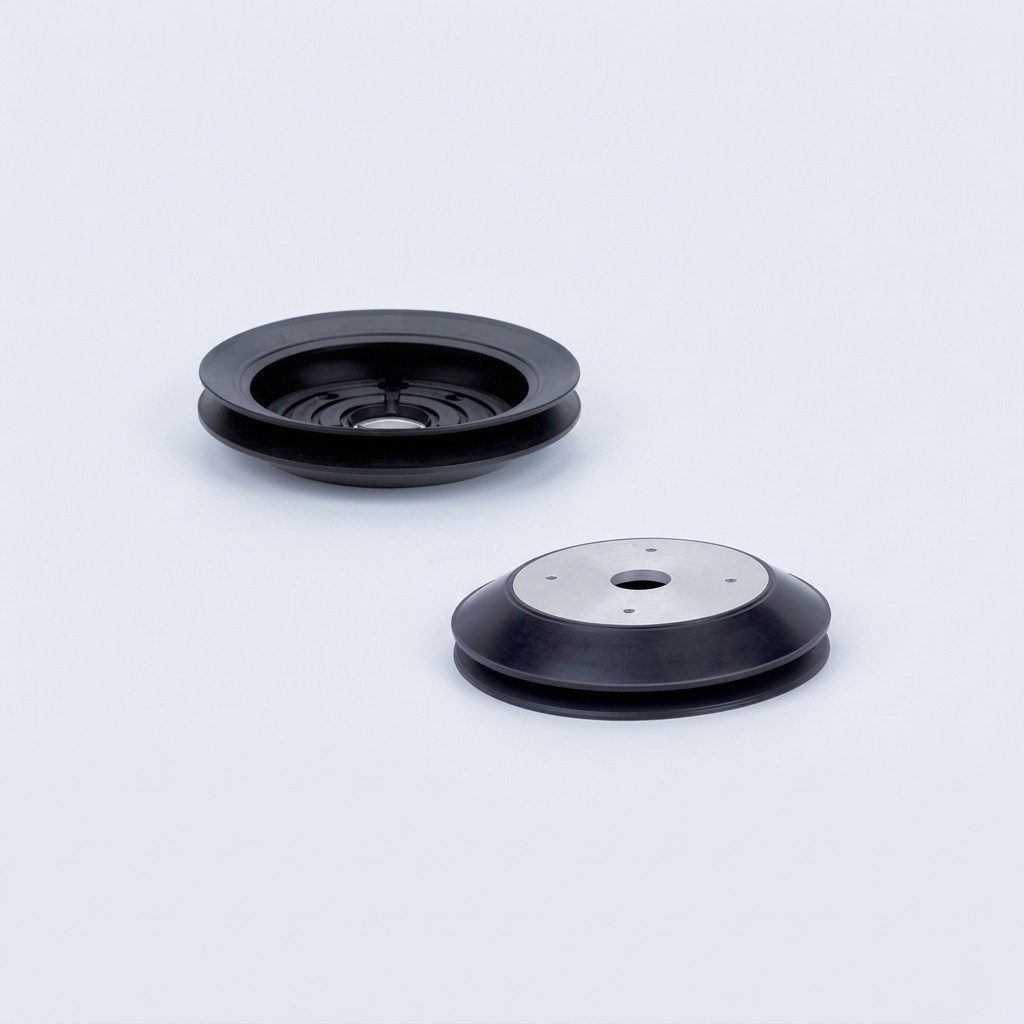 Large 1.5-Fold Bellows Suction Cup