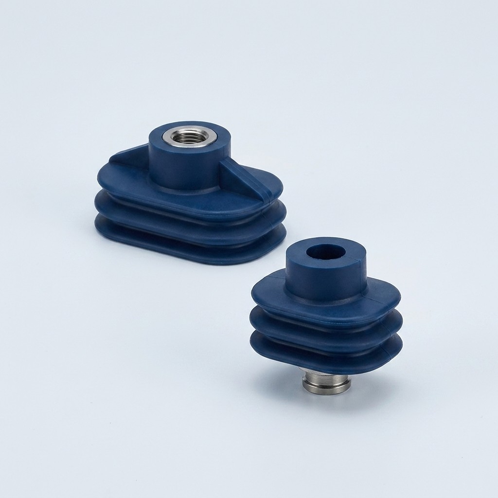 2.5-Fold Oval Bellows Suction Cup